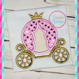 princess-carriage-cinderella-embroidery-applique-design-creative-appliques