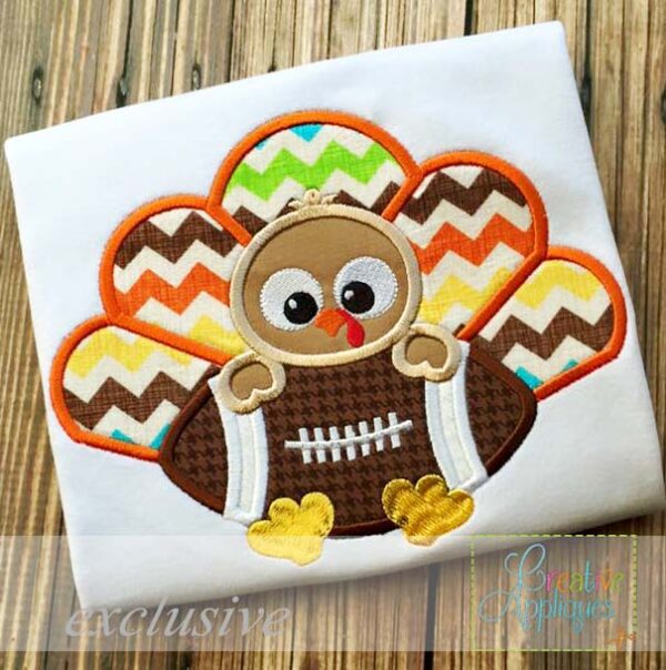 Turkey Football Applique