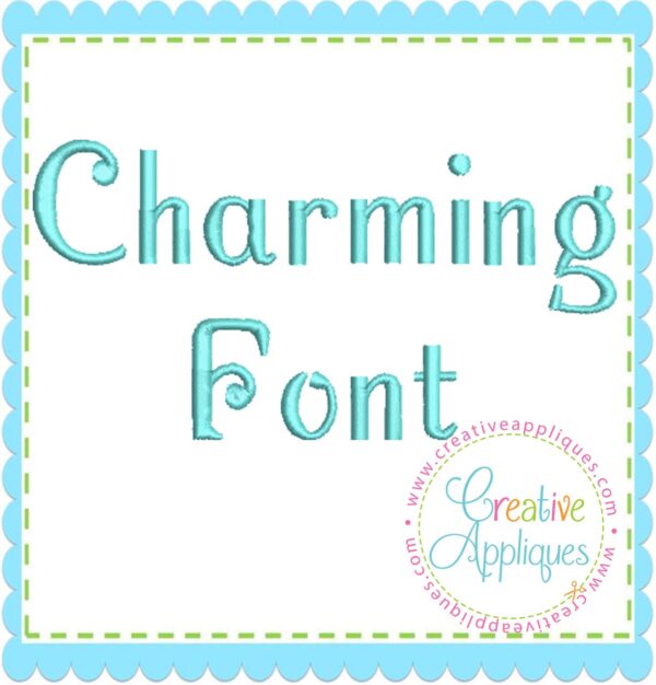 Charming Embroidery Alphabet Font - Image 3