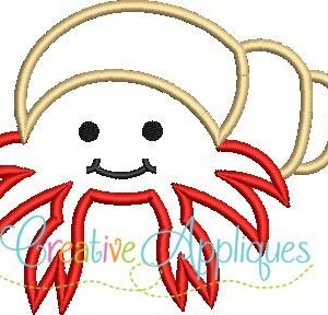 Hermit-Crab-sand-crab-applique-design