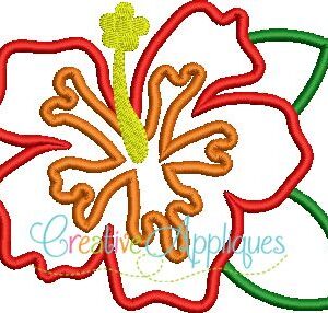 hibiscus-applique-design