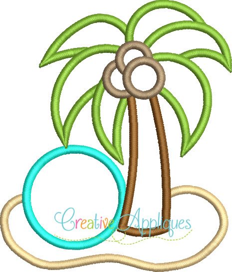 monogram-palm-tree-applique-design