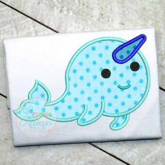 Narwhal Applique - Creative Appliques