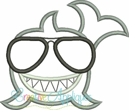 Shark-glasses-Sunglasses-smiling-happy-embroidery-applique-design
