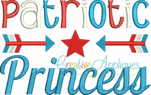 patriotic-princess-embroidery-design