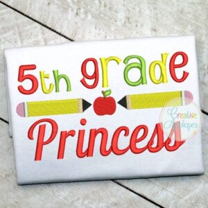 5th-fifth-grade-princess-embroidery-design