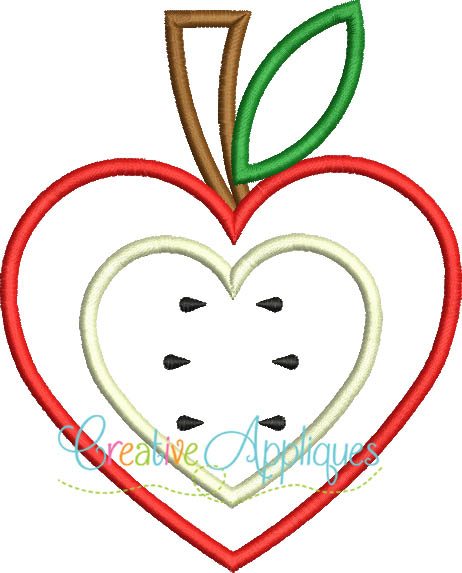 apple-heart-embroidery-applique-design