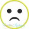 Emoji Sad Applique - Creative Appliques