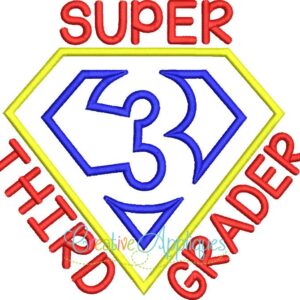 super-hero-3rd-third-grader-embroidery-applique-design