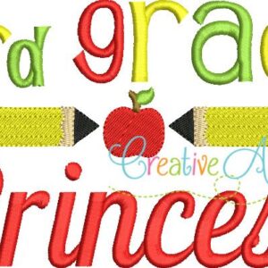 3rd-third-grade-princess-embroidery-design