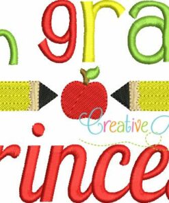 4th-fourth--grade-princess-embroidery-design