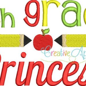 4th-fourth--grade-princess-embroidery-design