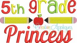 5th-fifth-grade-princess-embroidery-design