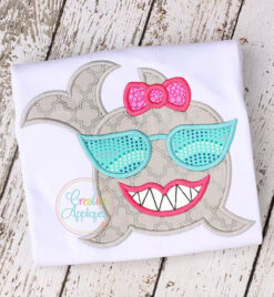 shark-girl-sunglasses-embroidery-applique-design