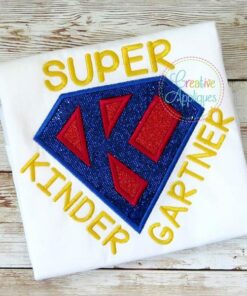 super-kindergartner-kindergartener-kindergarten-embroidery-applique-design