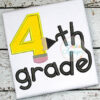 4th-fourth-grade-pencil-embroidery-applique-design