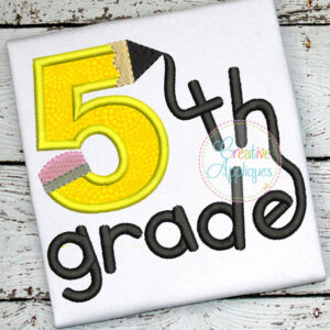 5th-fifth-grade-pencil-embroidery-applique-design