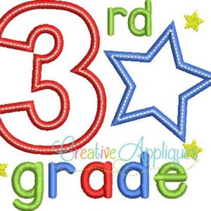 third-3rd-grade-star-embroidery-applique-design