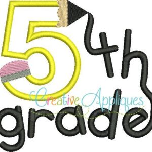 5th-fifth-grade-pencil-embroidery-applique-design