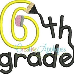 sixth-6th-grade-pencil-embroidery-applique-design