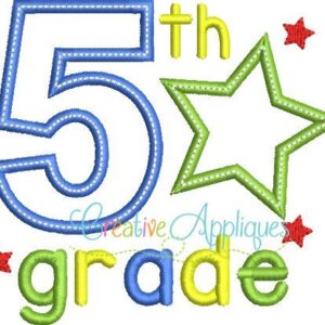 fifth-5th-grade-star-embroidery-applique-design