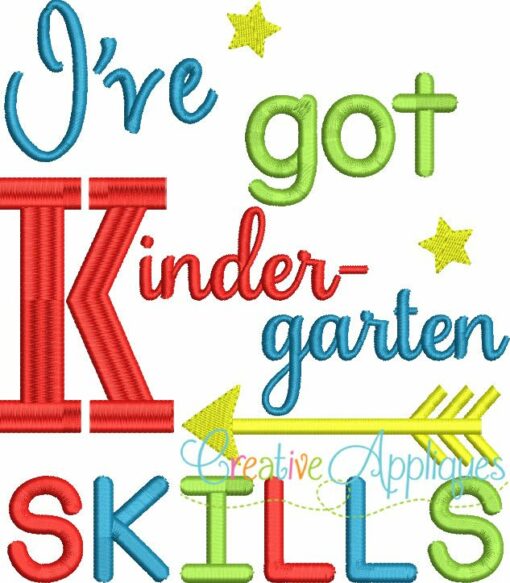 i've-got-kindergarten-skills-embroidery-applique-design