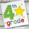 fourth-4th-grade-star-embroidery-applique-design
