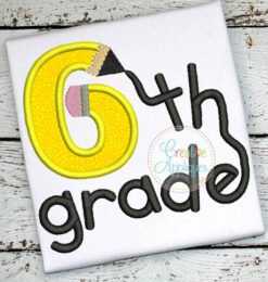 sixth-6th-grade-pencil-embroidery-applique-design
