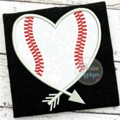 arrow-baseball-heart-embroidery-applique