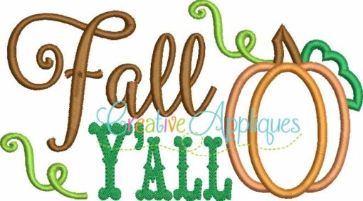 fall-yall-embroidery-applique-design