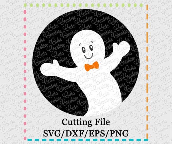 ghost-svg-dxf-eps-cut-cutting-file