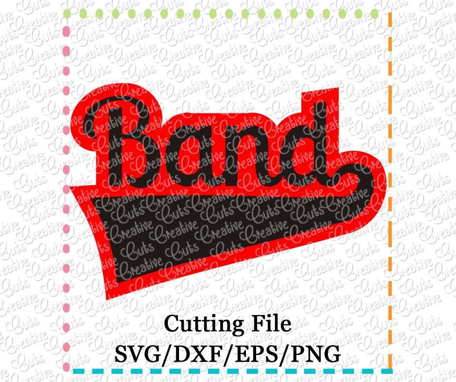 band-cutting file-svg-dxf-eps