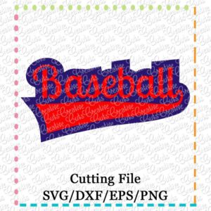 baseball-cutting file-svg-dxf-eps