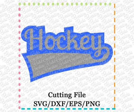 hockey-cutting file-svg-dxf-eps