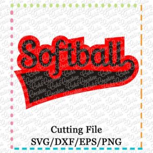 softball-cutting file-svg-dxf-eps