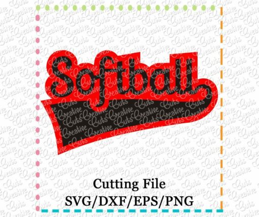 softball-cutting file-svg-dxf-eps