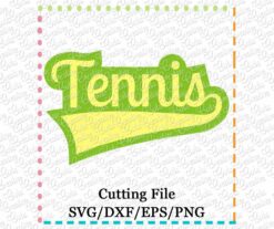tennis-cutting file-svg-dxf-eps