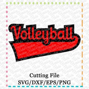 volleyball-cutting file-svg-dxf-eps