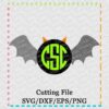 monogram-bat-svg-eps-dxf-cut-cutting-file