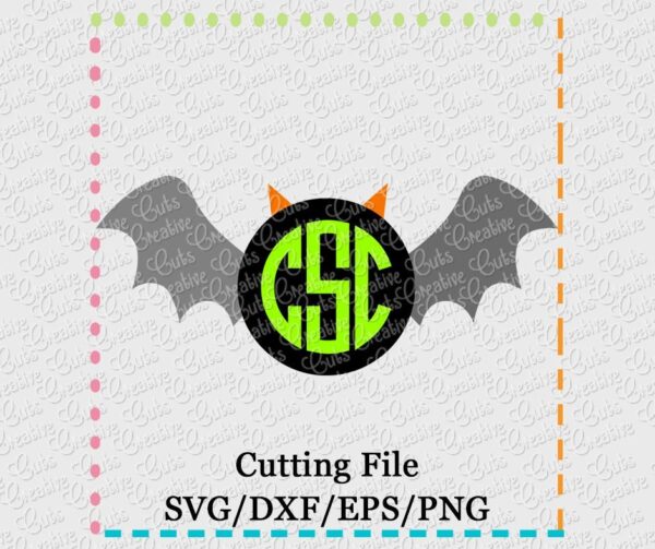 monogram-bat-svg-eps-dxf-cut-cutting-file