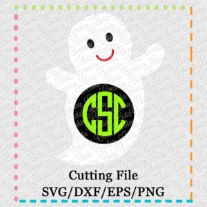 ghost-monogram-svg-dxf-eps-cut-cutting-file