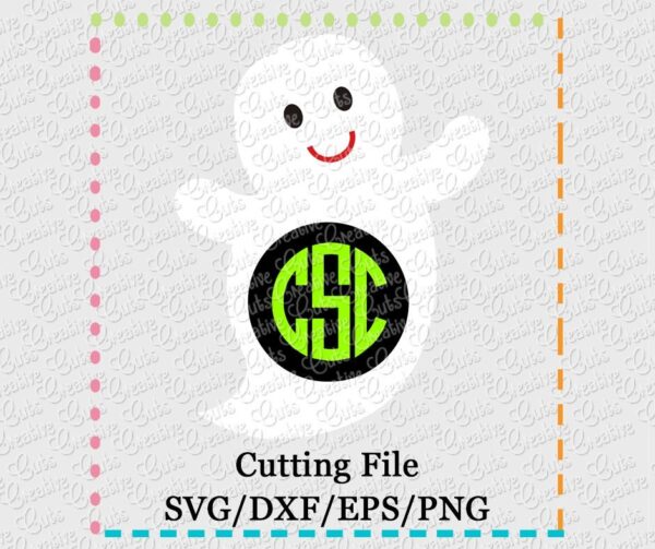 ghost-monogram-svg-dxf-eps-cut-cutting-file