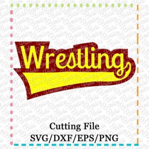 wrestling-cutting file-svg-dxf-eps