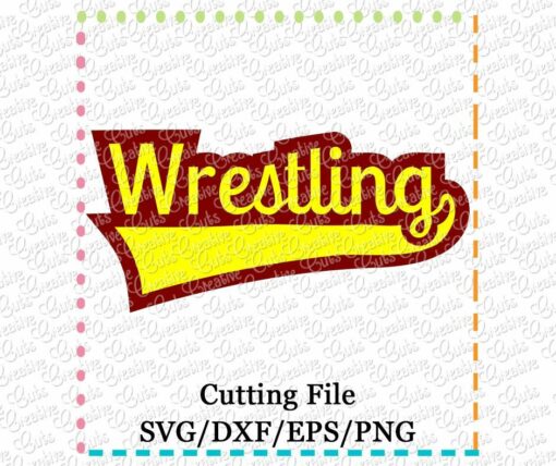 wrestling-cutting file-svg-dxf-eps
