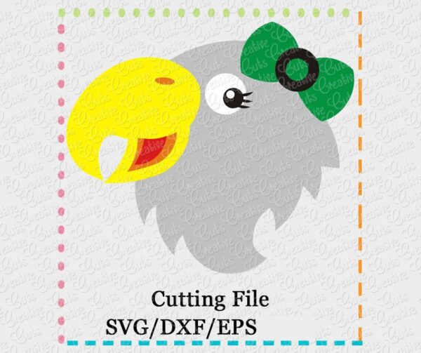 Eagle Girl Cutting File SVG DXF EPS