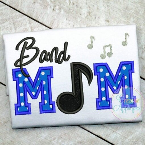 band-mom-music-note-embroidery-applique-design