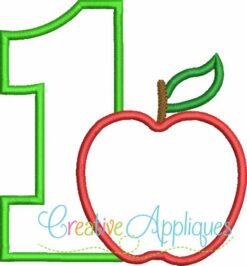 apple-one-first-1st-birthday-embroidery-applique-design