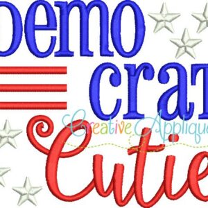 democrat-cutie-embroidery-design