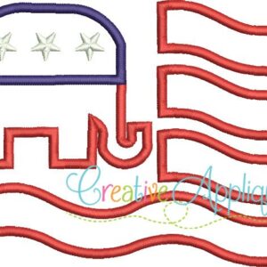 flag-elephant-republican-embroider-applique-design