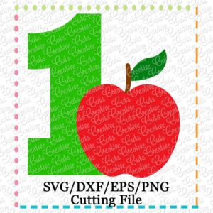 apple-1-first-1st-birthday-svg-cutting-file